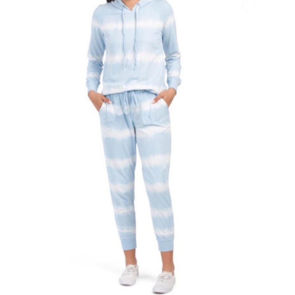NWT Anthropology Blue Hoodie And Pants Collection - Picture 2 of 9